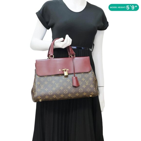 Louis Vuitton  Venus Monogram Canvas 2way Shoulder Bag Maroon - Picture 2 of 15